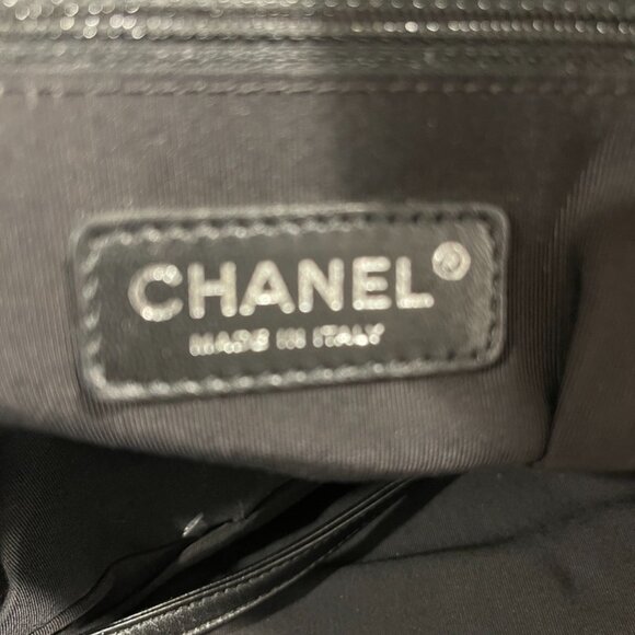 Chanel Matelasse Coco Mark Tote Bac Enamel Black CC (51177) - Picture 15 of 15